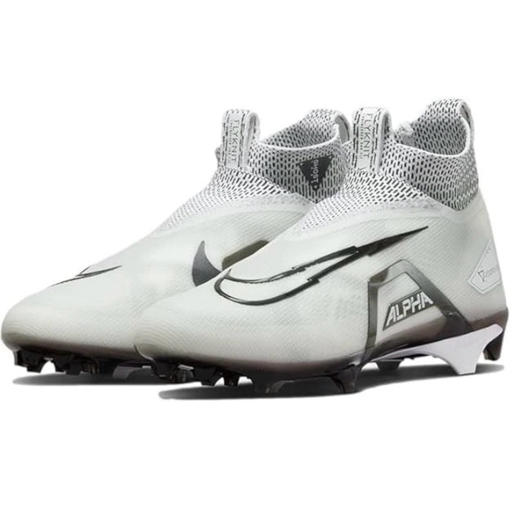 Nike Alpha Menace Elite 3 Ghost White Football Cleats CT6648-100 Men’s Size 15